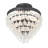 Daughtery 3 Light Crystal Teardrop Matte Black Semi Flush Mount