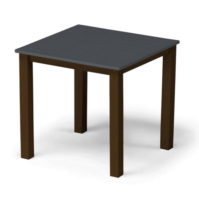 Robinett Square Metal Outdoor Side Table , 21'' in. W 21'' in. D