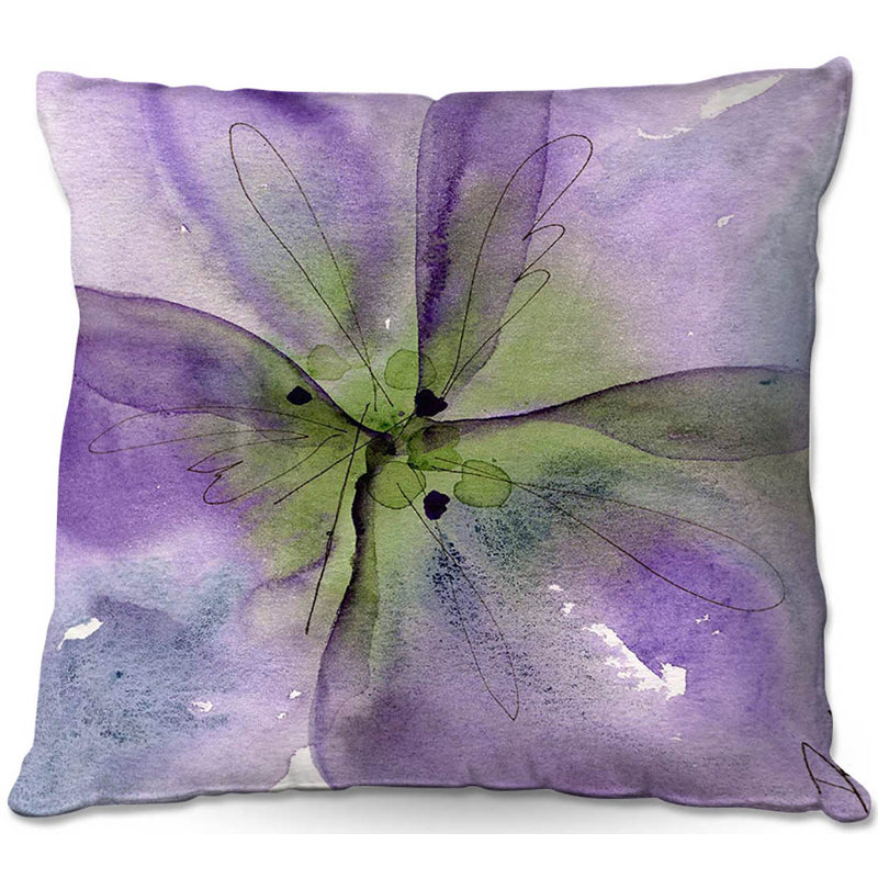 Couch Pansy I Throw Pillow, 20" x 20"