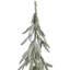 Arbre de Noël artificiel alpin floqué pré-éclairé à piles - 3 pi - lumières DEL claires