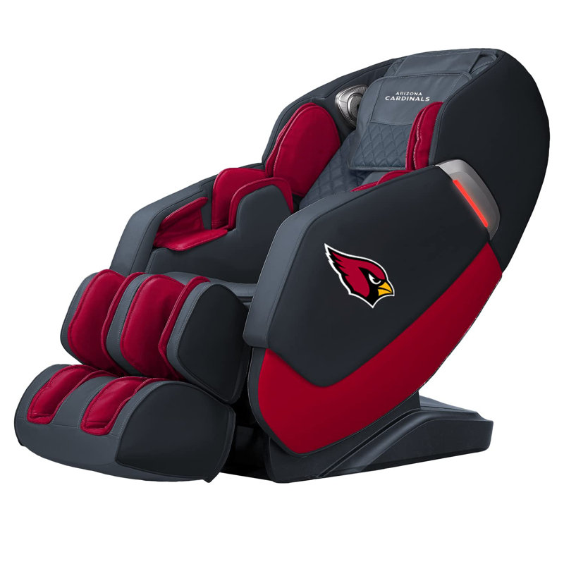 Fauteuil de massage inclinable chauffant en similicuir à largeur réglable