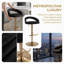 Ensemble de 2/3 tabourets de bar pivotants réglables en velours avec repose-pieds en T et base en métal-200499338-200499336-200499332