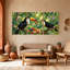 «Birds Toucan Birds Forest fruits», ensemble de 3 impressions sur toile-139228432