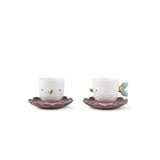 Kawki Set Of 2 Cups And Saucers