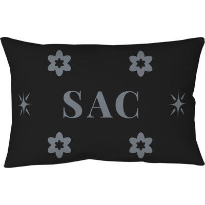 Sacramento Basketball Colors Spun Polyester Blown & Closed Pillow 14 inch x 10 inch