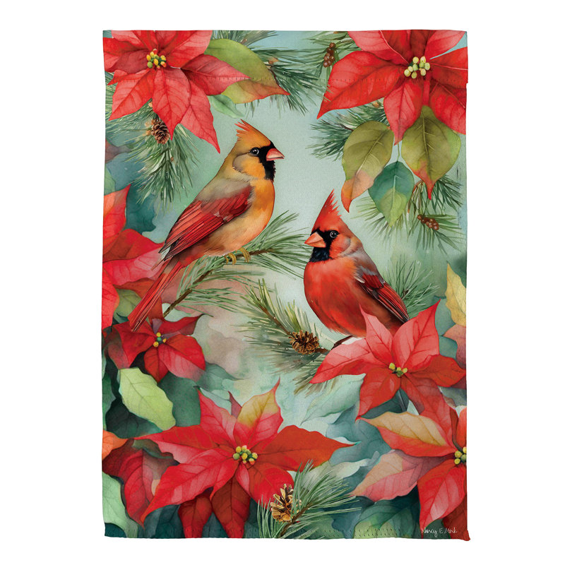 Drapeau de maison Cardinals In Winter