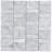 Harrison Marble Random Mosaic Wall Tile-36932227