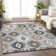 Premium Machine Washable Prisco Silver Rug