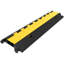 Paquet de 4 rampes de protection de câble en caoutchouc 2 canaux robustes capacité de charge de 66 000 lb Capacité de charge du câble Câble de couverture