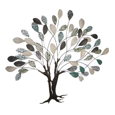 Handmade Plants & Flowers Wall Decor on Metal