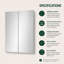 Bridge Metal Wall Mirror Cabinet