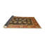 Tapis bleu marine / brun Sergius-143478729