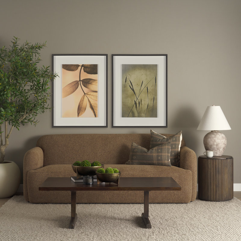Rune Solid Wood Single Coffee Table, Dark Brown