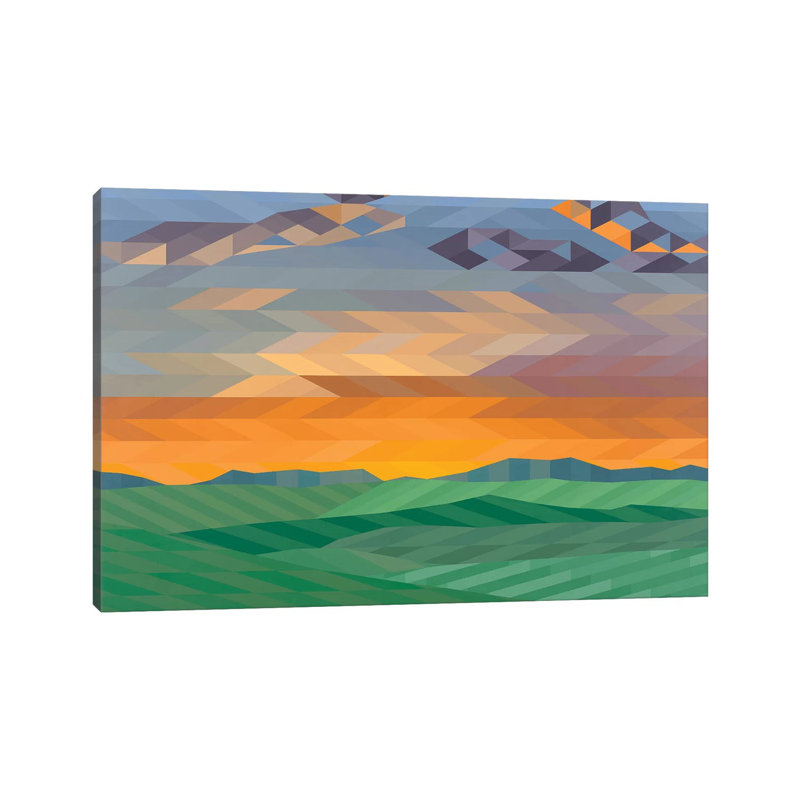 Wide Open Plains by Jun Youngjin - Wrapped Canvas Gallery-Wrapped Canvas Giclée, 20.32cm H x 30.48cm W