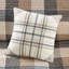 Courtepointe 6 pièces pour très grand / très grand lit, chevrons neutres, motif écossais Buffalo, coussin lavable à la machine imprimé chevrons, neutre, bordure, 3 coussins avec tous les détails de broderie-119379841-119379839