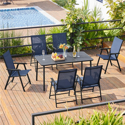 Folding Patio Dining Armchair