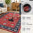 Fillender Washable Soft Vintage Rug Fashion Floral Rug For Living Room Dorm Decor-106845982
