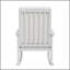Chaise berçante en acacia
