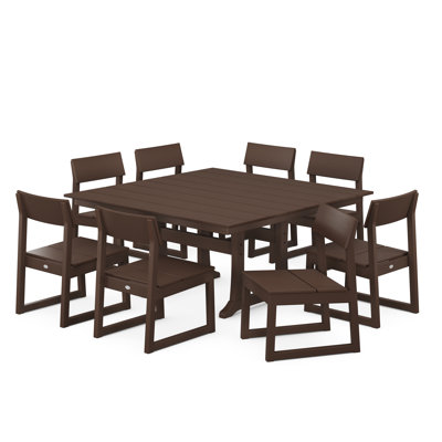 POLYWOOD® Edge 60" Patio Dining Set