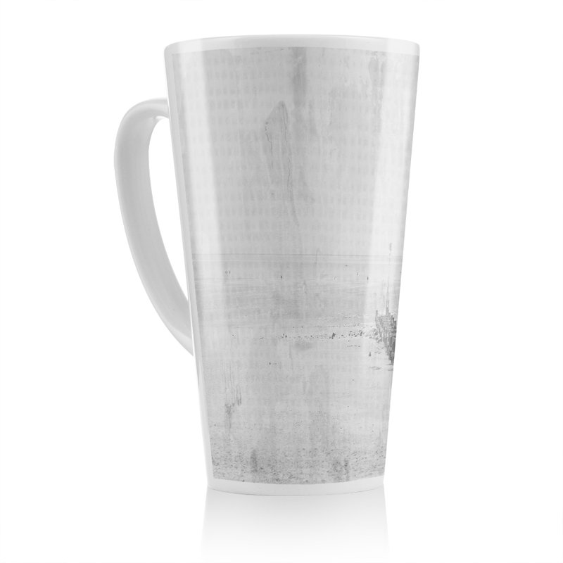 Beach Latte Mug, Grey