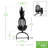 Metal Deck Decorative Bird Feeder