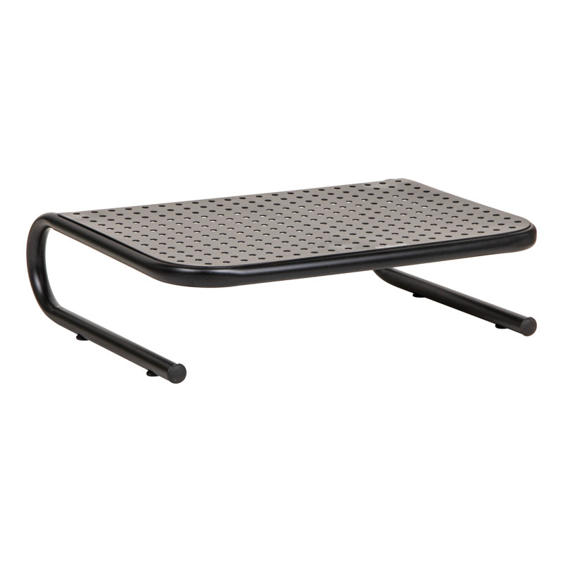 Support d'écran, siège d'appoint ventilé pour ordinateur portable, organisateur de bureau, bureau, métal, noir