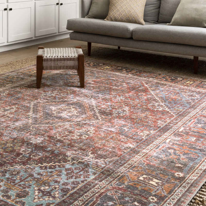Akrish Oriental Indoor Rug, Rectangle 3'6" x 5'6"