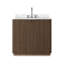 Malden Single Vanity-Satin Espresso Oak