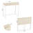 Folding Desk, Small Foldable Desk 31.5" for Small Spaces, Space Saving Computer Table Writing Workstation for Home Office, Easy Assembly-111220086