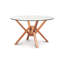 Exeter Round Glass Top Table-20345119-29000788
