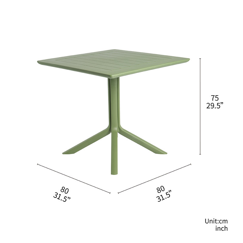 Table de salle à manger Venice, Gris