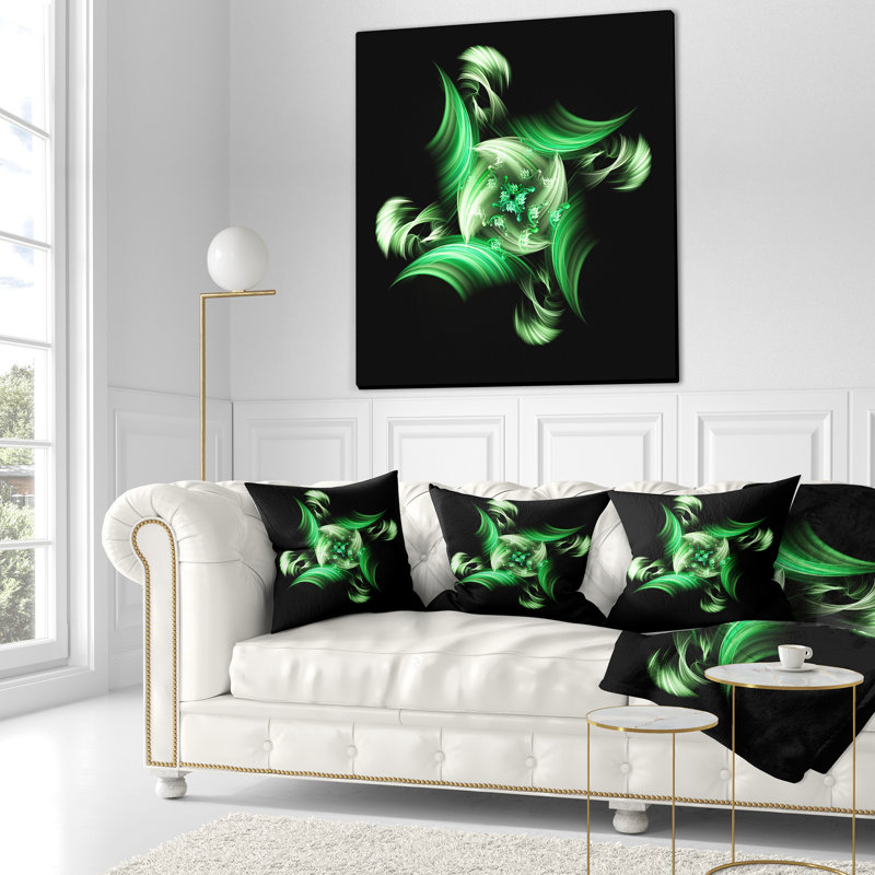 Couverture Rotation of Small Universe, L 59 po x L 71 po, Noir / Vert