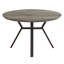 Table de salle à manger ronde 43,2 "à 59,1", table de cuisine Mid-Century ronde pour 4 à 6 personnes, table basse de loisirs moderne-91434510