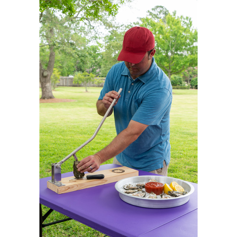 King Kooker Stainless Steel Oyster Opener and Oyster Knife Set