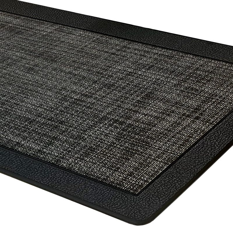 Tapis anti-fatigue Arainna, Rectangle 1 pi 6 po x 2 pi 6 po, Noir, noir, noir, noir