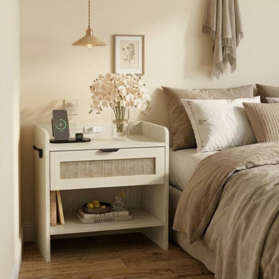 59.9cm W Bedside Table