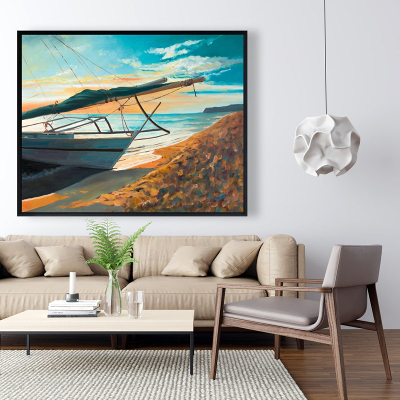 «Peaceful Seaside» sur toile