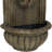 Florence Polystone Outdoor Solar Wall Garden Fountain with Battery-1820380777