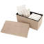 Banc coffre pliant, beige, 76 cm
