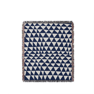 Asaba Abstract Cotton Throw Blanket