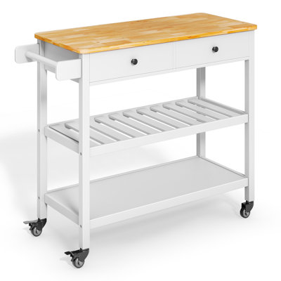 Wood Kitchen Island by Ebern Designs