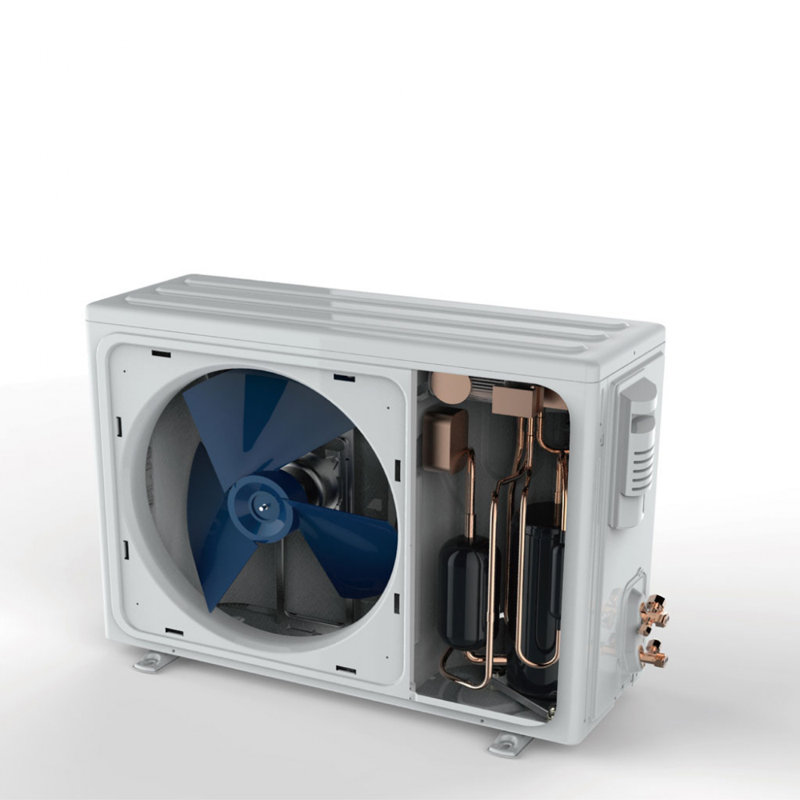 AUX 12000 BTU Wi-Fi Connected Ductless Mini Split Air Conditioner for 500 Square Feet with Heater and Remote Included