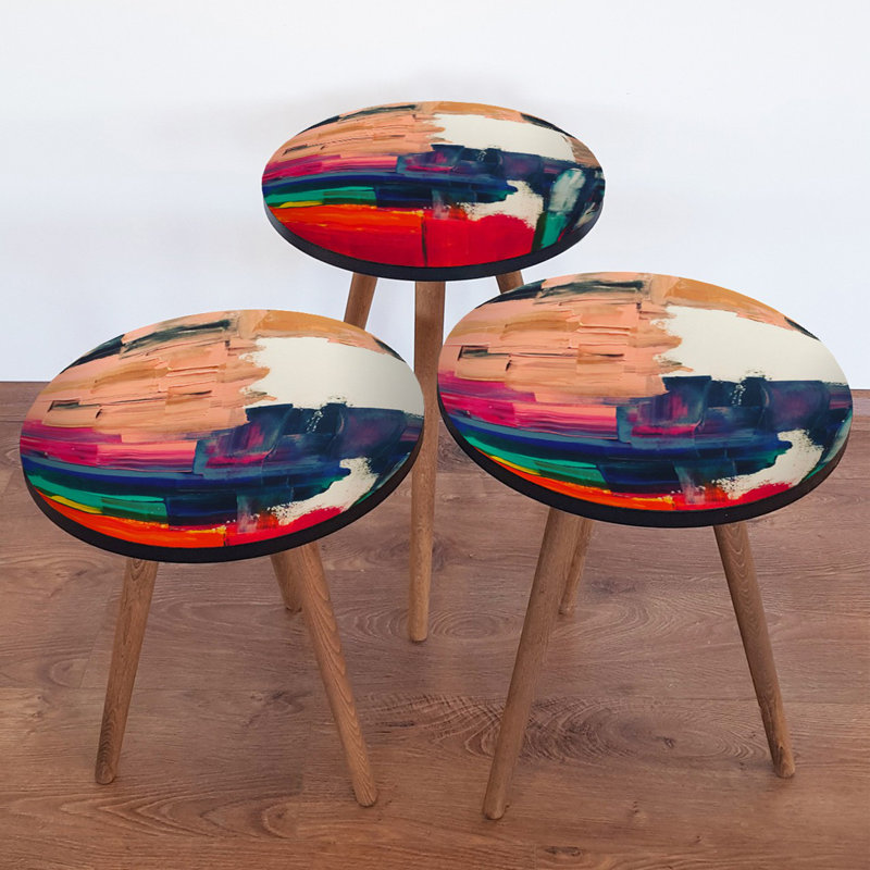 Tables gigognes 3 pieds Altura