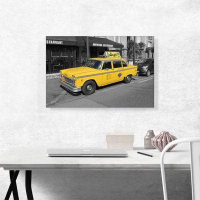 " New York City Restaurant Yellow Taxi Cab "