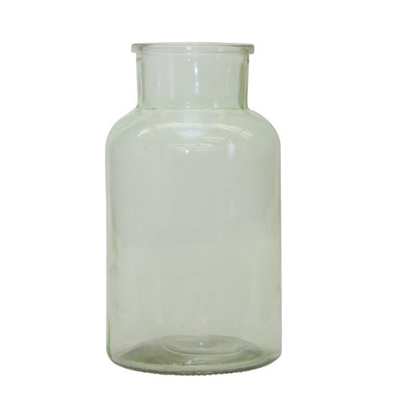 Sage Green Glass Vase 10.24"H