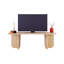 Beca TV Stand 100 cm Small TV Unit for TVs up to 43 Inch, Modern Compact TV Table Stand with Storage Shelf, TV Cabinet for Living Room, Media Console Furniture, 3 Colour Options-119013714