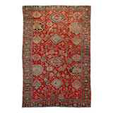 Red Vintage Traditional Wool Rug - 9'10"" x 14'10""