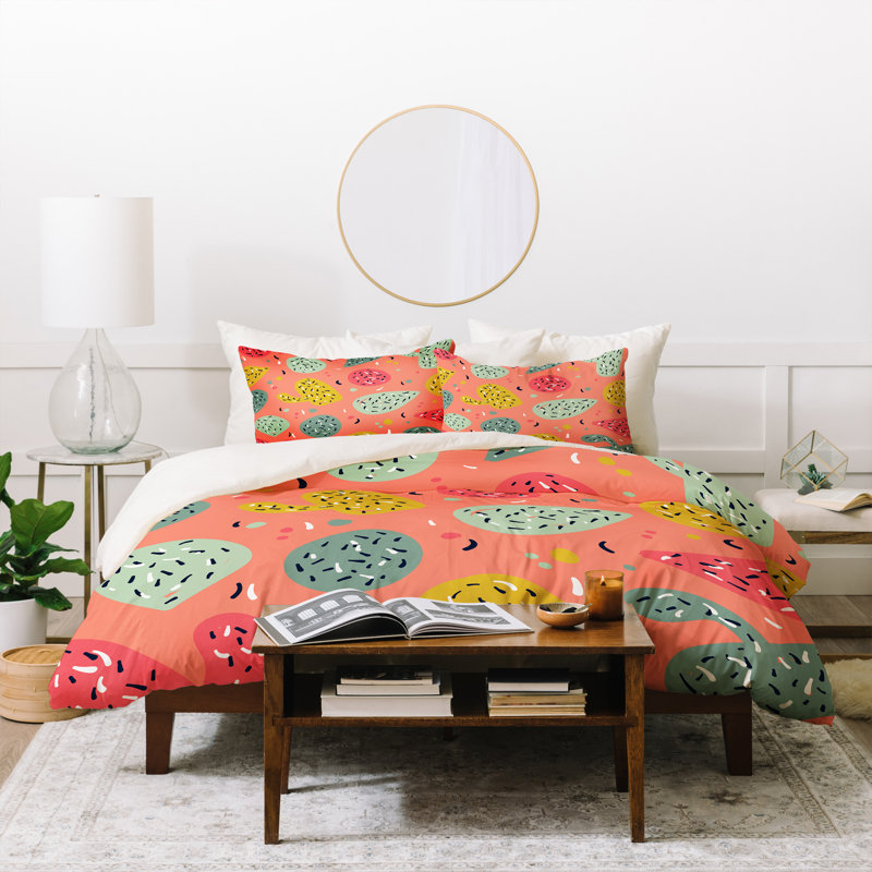 Modern & Contemporary Polyester Duvet Cover, King