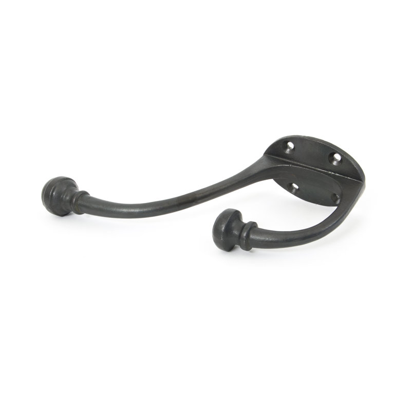 Hat Coat Hook Steel Wall Hook, 19.7cm H x 5.2cm W x 10.8cm D, Beeswax