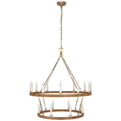 Darlana 20 - Light Wagon Wheel Chandelier